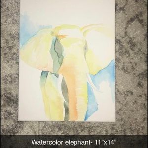 Watercolor Canvas Wall Art Decor